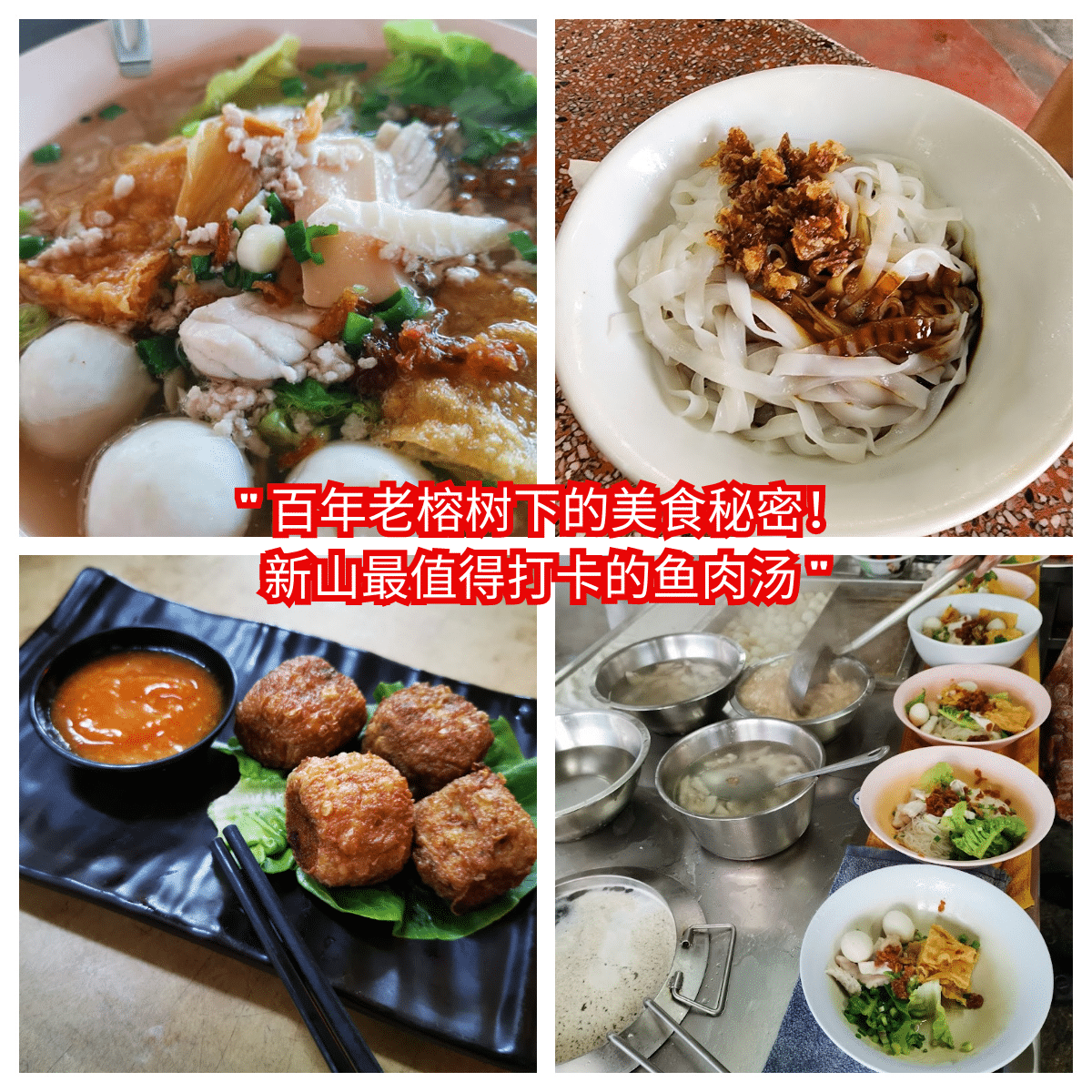 榕树下金目鲈粿条汤